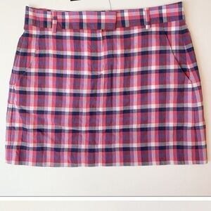 Theory “Evan” Plaid Women's Skirt - Pink and Blue. Size 4